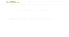 Desktop Screenshot of centrecure-sylviepoisson.ca