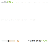 Tablet Screenshot of centrecure-sylviepoisson.ca